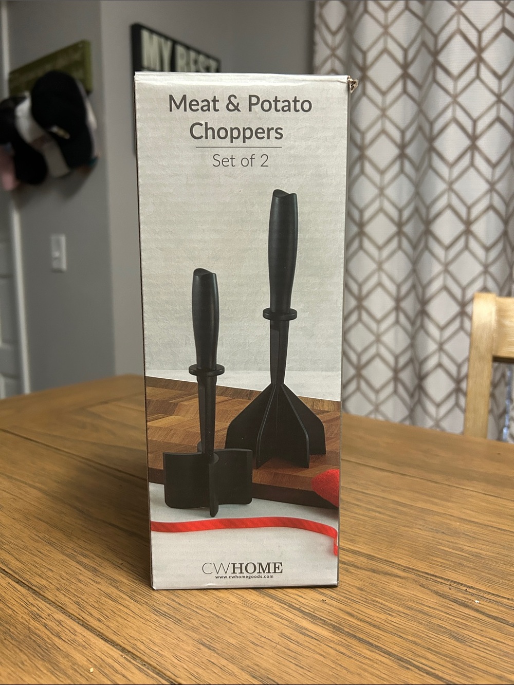 CW Home Black Meat & Potato Choppers - Set of 2